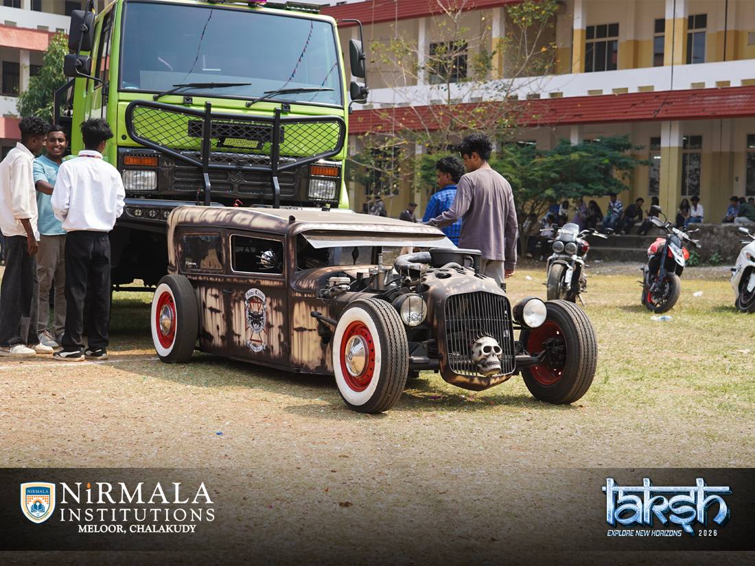 Auto show at LAKSH intercollegiate fest