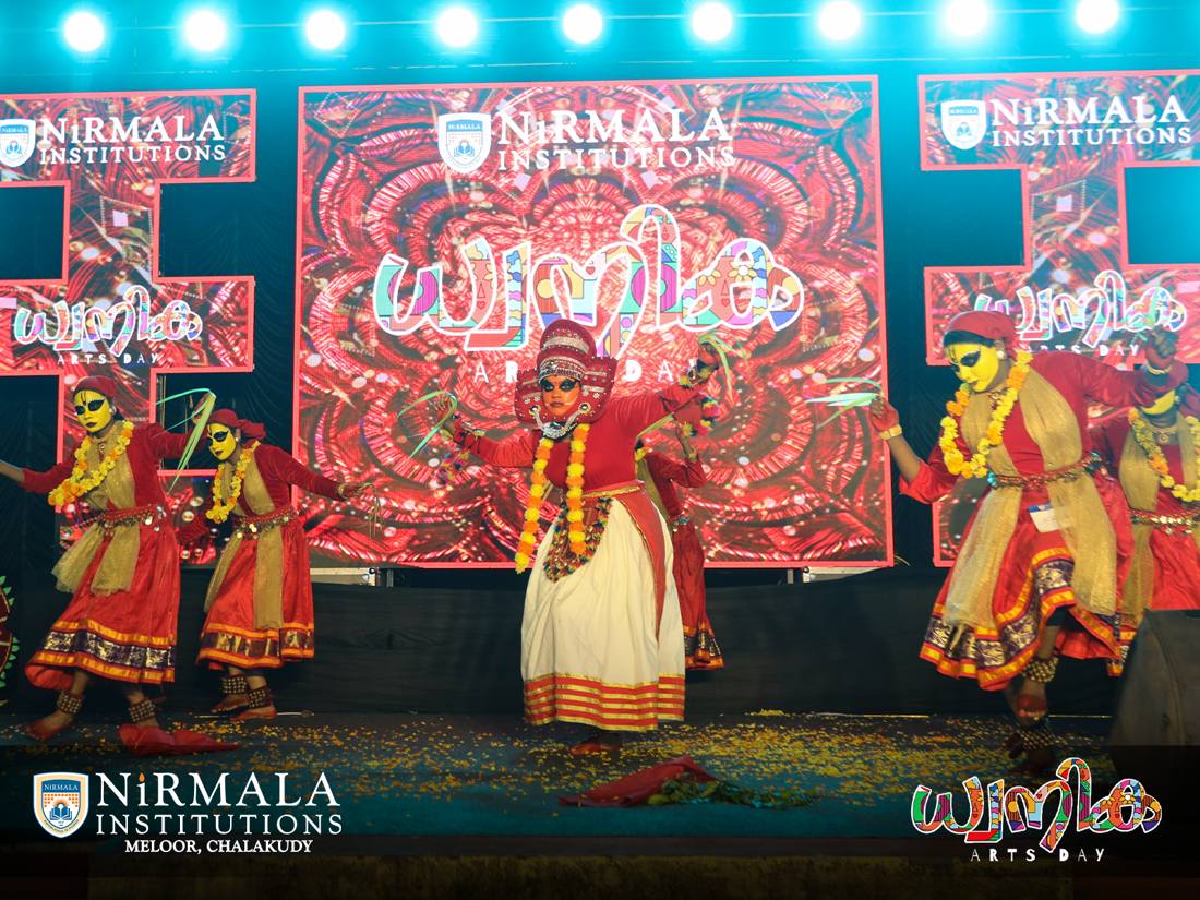 Cultural performance at Nirmala College